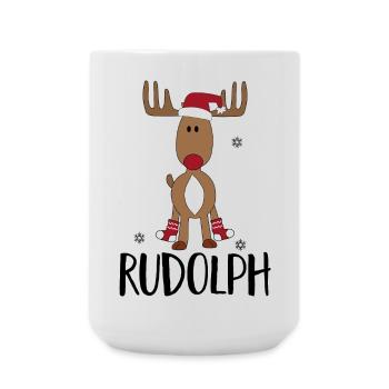 Weihnachten - Große Tasse 440 ml - Weiß - Vorne