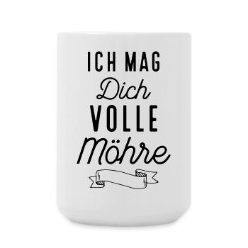 Lustige Sprüche für alle die sich lieben - Große Tasse 440 ml - Weiß - Vorne
