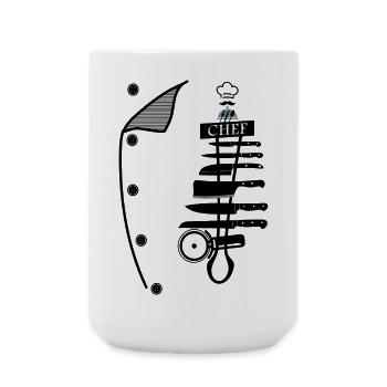 Chef - Large Mug 440 ml - white - Front