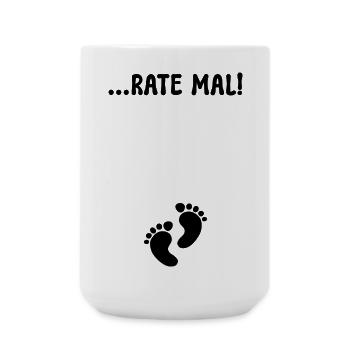 Babyfüße Schwanger Schwangerschaft Statement Mama - Große Tasse 440 ml - Weiß - Vorne