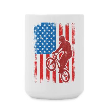BMX USA - Large Mug 440 ml - white - Front