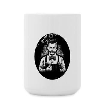 Barber_I vous coupera - Grande tasse 440 ml - blanc - Devant