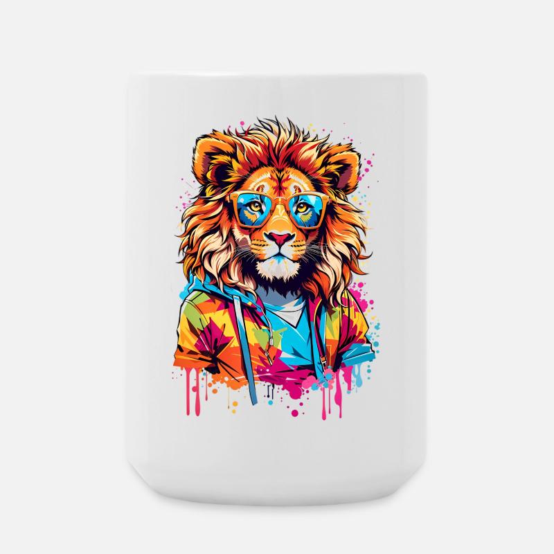 Cool Lion - Grande tasse 440 ml - blanc