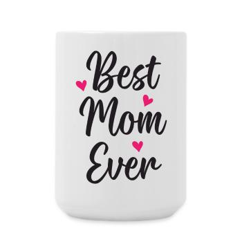 Beste Mutter aller Zeiten - Große Tasse 440 ml - Weiß - Vorne