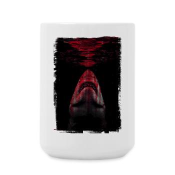 Le requin - Grande tasse 440 ml - blanc - Devant