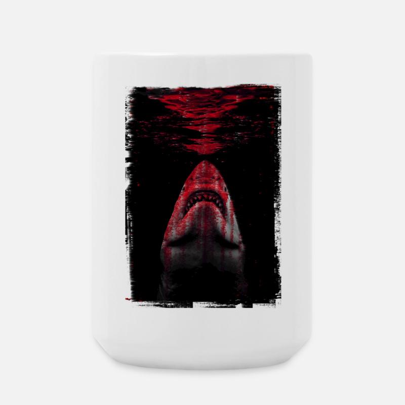 The shark - Large Mug 440 ml - white