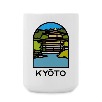 Kyoto - Kinkaku-ji - Large Mug 440 ml - white - Front