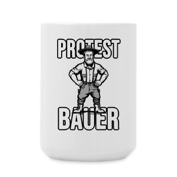 Protest Bauer - Große Tasse 440 ml - Weiß - Vorne