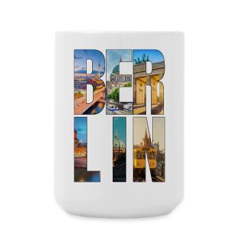 Berlin Urban Collage - Large Mug 440 ml - white - Front
