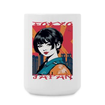 Tokyo Japan - Large Mug 440 ml - white - Front