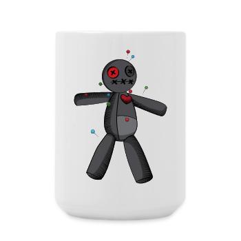 Phasmophobia Voodoo Puppe in schwarz - Große Tasse 440 ml - Weiß - Vorne
