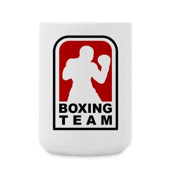 Boxing Team Design for Boxing Gyms and Martial Arts - Large Mug 440 ml - white - Front