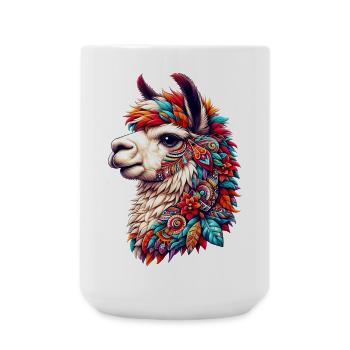Alpaga - Grande tasse 440 ml - blanc - Devant