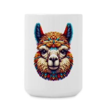 Alpaga - Grande tasse 440 ml - blanc - Devant