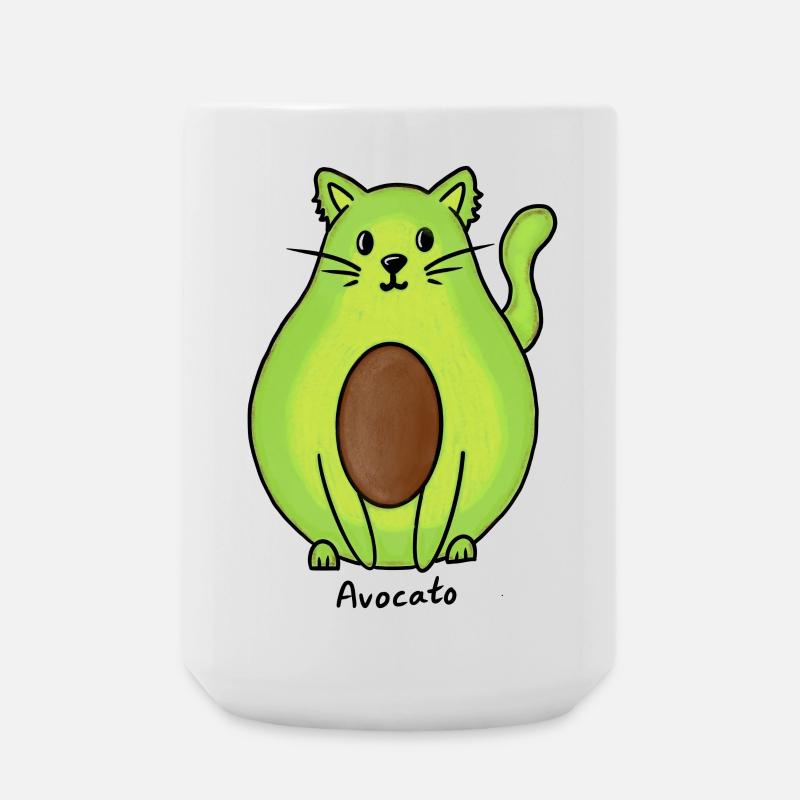 Avocato - Große Tasse 440 ml - Weiß
