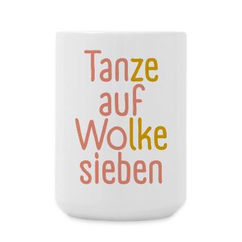 Dance on cloud nine! - Large Mug 440 ml - white - Front