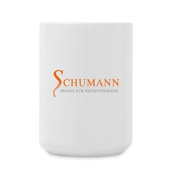 Physio Schumann Colourful - Große Tasse 440 ml - Weiß - Vorne