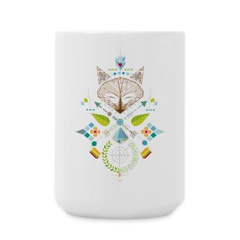fox hunting - Large Mug 440 ml - white - Front