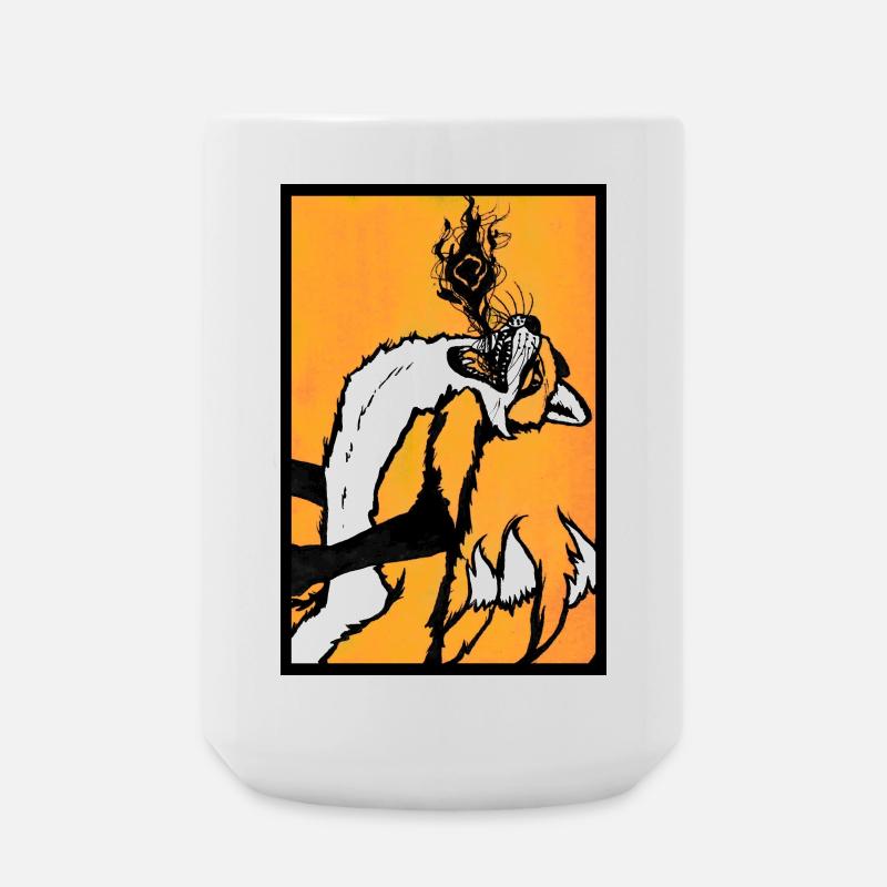 Kitsunefire - Grande tasse 440 ml - blanc