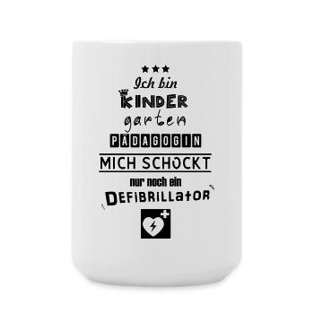 mich schockt nichts mehr - Große Tasse 440 ml - Weiß - Vorne