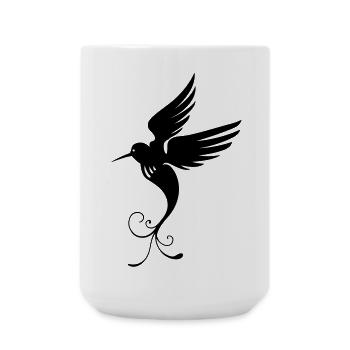 Colibri (02) - Grande tasse 440 ml - blanc - Devant