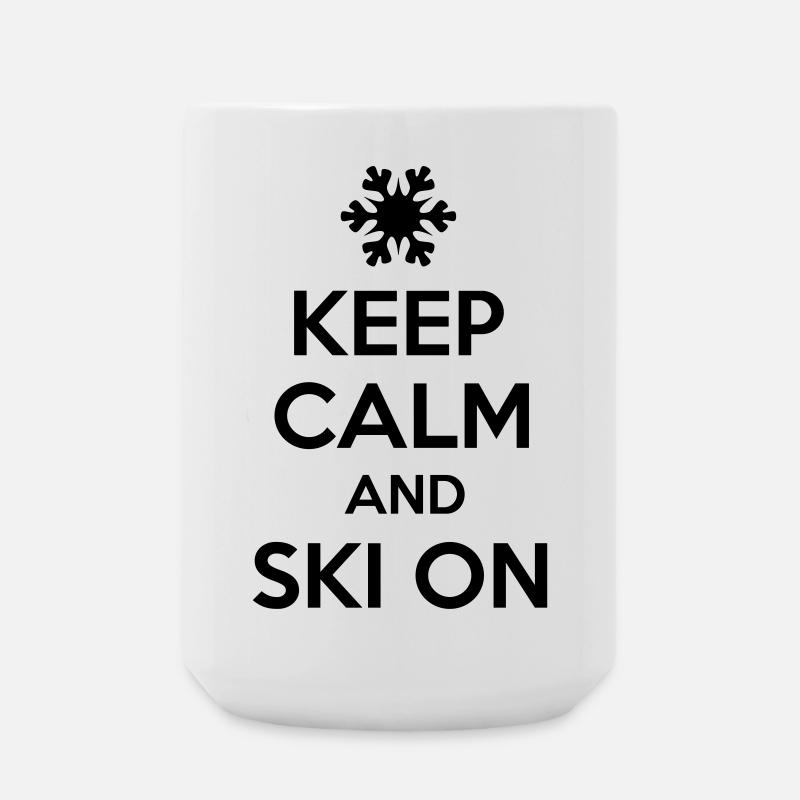 ski - Large Mug 440 ml - white