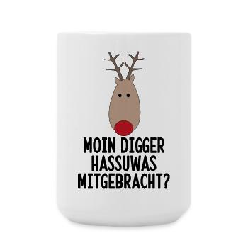 funny christmas - Large Mug 440 ml - white - Front
