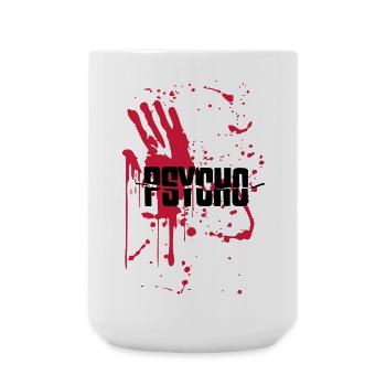 psychotic bloodbath bloodbath - Large Mug 440 ml - white - Front