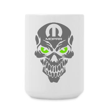 Crâne de mopar - Grande tasse 440 ml - blanc - Devant