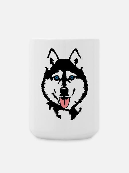 Husky - Large Mug 440 ml - white