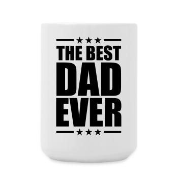 Best Dad Ever - Large Mug 440 ml - white - Front