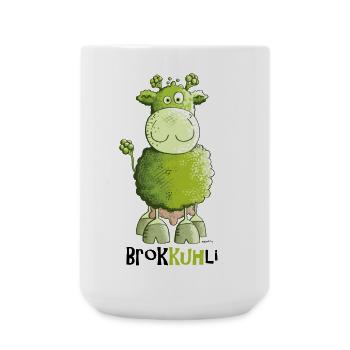 Brokkuhli - Große Tasse 440 ml - Weiß - Vorne