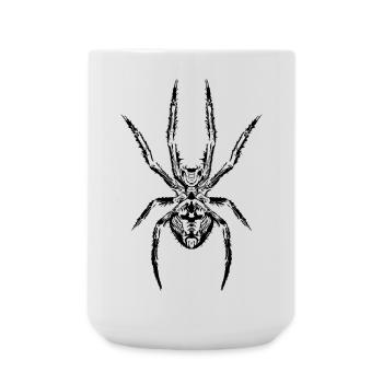 Spinnen kraft Das Symbol für Stärke und Geheimnis - Große Tasse 440 ml - Weiß - Vorne