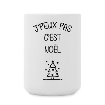 Noël / Fête / Cadeau / Famille / Sapin / Neige - Large Mug 440 ml - white - Front