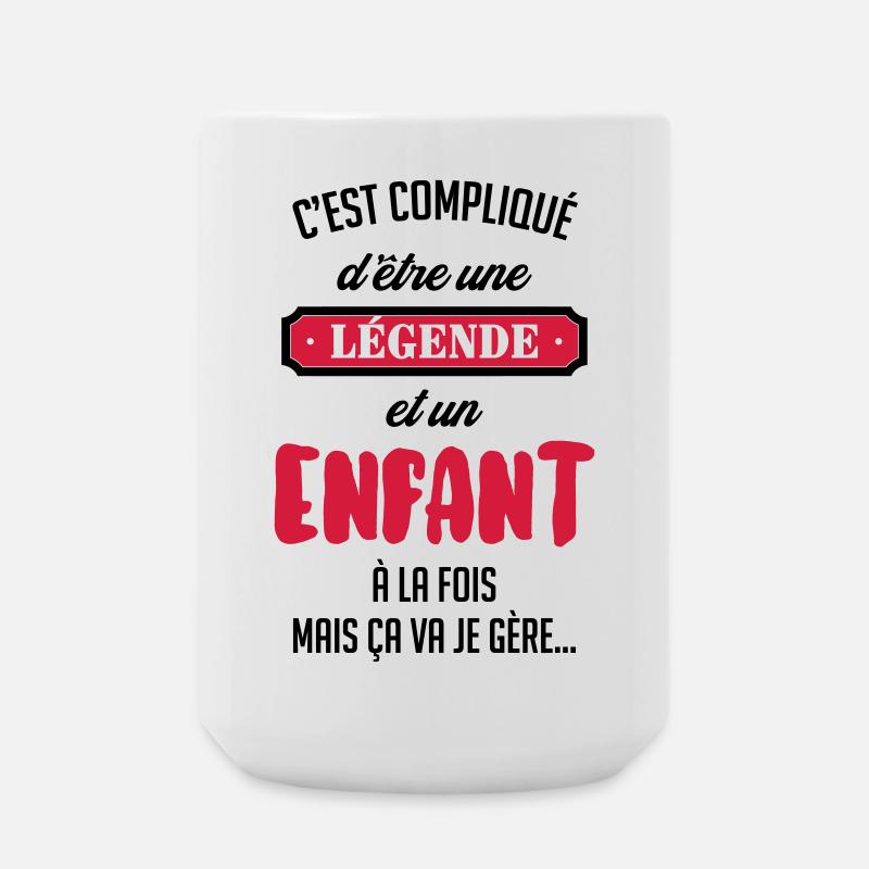 adolescent / enfant / ado / adolescente - Grande tasse 440 ml - blanc