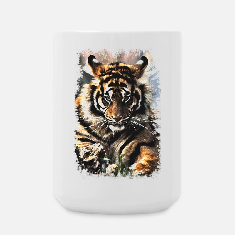 Tigre - Grande tasse 440 ml - blanc