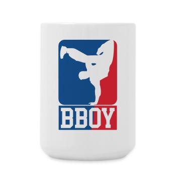 Breakdance B-Boy Streetdance Design Hip Hop Dance - Large Mug 440 ml - white - Front