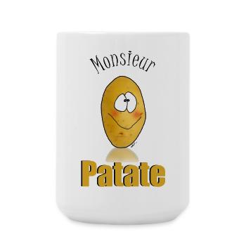 Mr potato - Large Mug 440 ml - white - Front