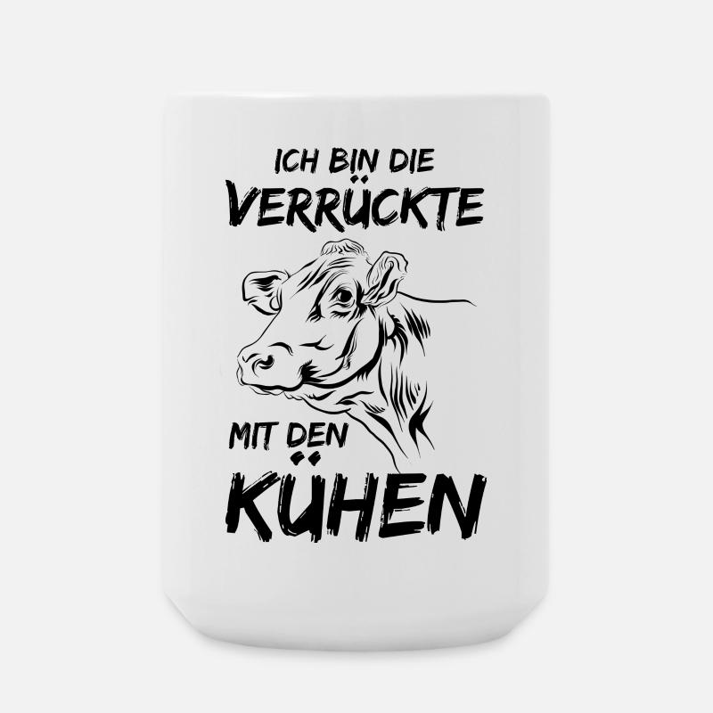 Kuh Kühe - Große Tasse 440 ml - Weiß