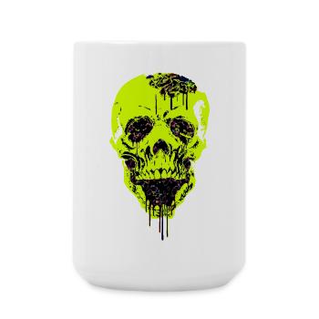 Neurowerveldeil Skull Icon - Large Mug 440 ml - white - Front