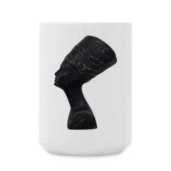 Néfertiti - Grande tasse 440 ml - blanc - Devant