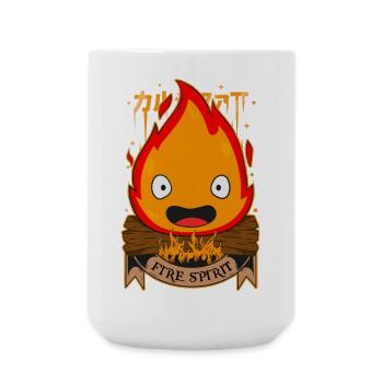 Spirit of fire - Large Mug 440 ml - white - Front