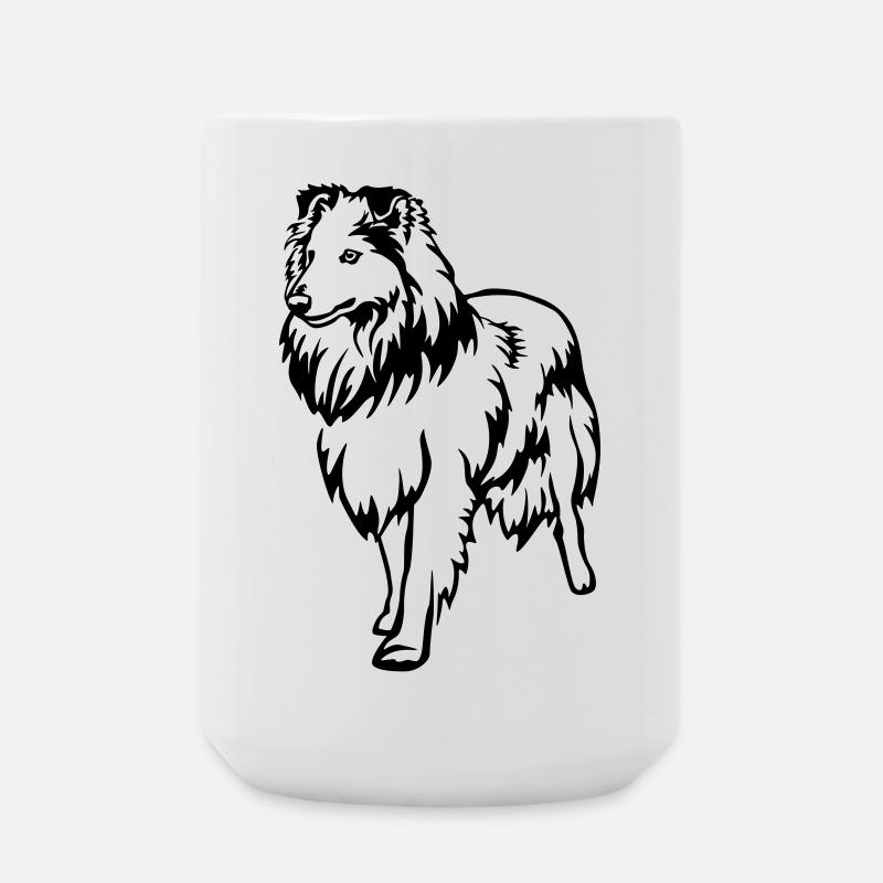 Sheltie - Grande tasse 440 ml - blanc