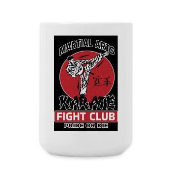 Karate, Martial Arts - Große Tasse 440 ml - Weiß - Vorne