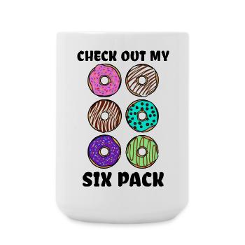 Sweets Humorous Donut Statement Delicious - Large Mug 440 ml - white - Front
