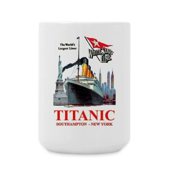 TITANISCHE SCHÖPFUNG Louis RUNEMBERG © Adagp - Große Tasse 440 ml - Weiß - Vorne