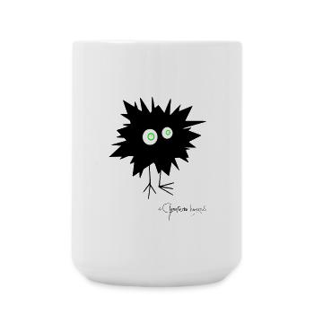 Woolly Beastie flashed - Bestiolus Fulguratus - Large Mug 440 ml - white - Front