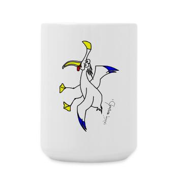 Kreischmöwe © Chyropterum Innoxius - Große Tasse 440 ml - Weiß - Vorne