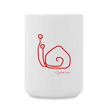 Escargotsolomeeting © Chyropterum Innoxius - Grande tasse 440 ml - blanc - Devant