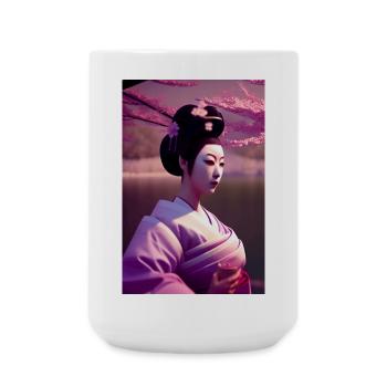 Geisha 1 - Grande tasse 440 ml - blanc - Devant